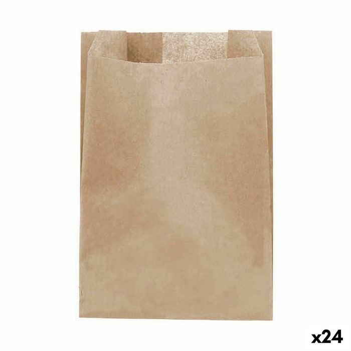 Set de Genți Algon De unică folosință hârtie kraft 20 Piese 16 x 24 cm (24 Unități)