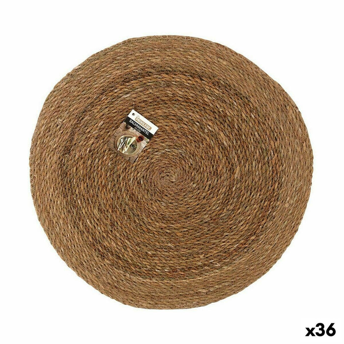 Suport Protecție pentru Masă Privilege Alge marine Maro Ø 45 cm (36 Unități)