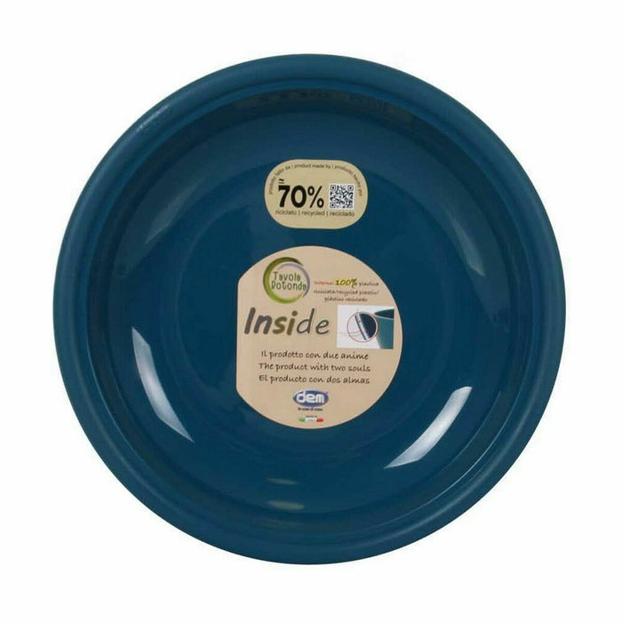 Platou Plat Dem Inside Plastic Ø 25 x 25 x 2 cm (36 Unități)