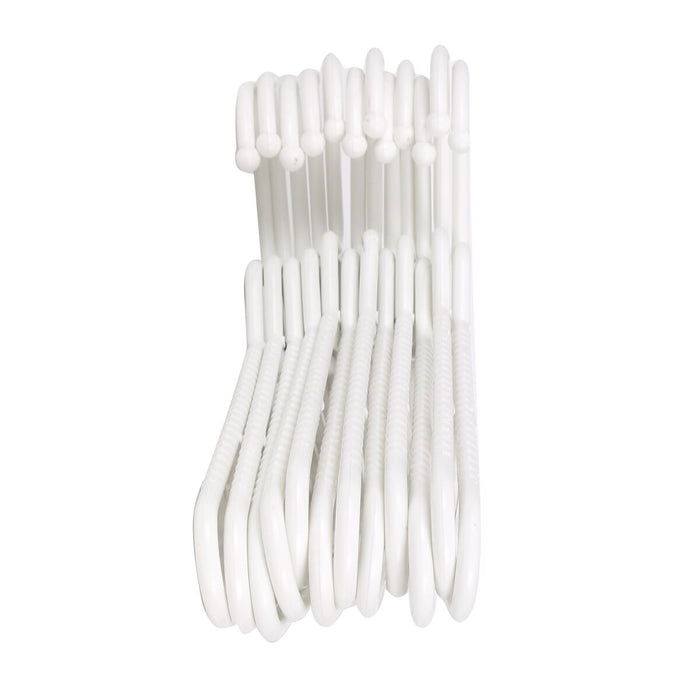 Set de umerașe Dem Alb Plastic 12 Piese 38 x 17,5 cm (8 Unități)