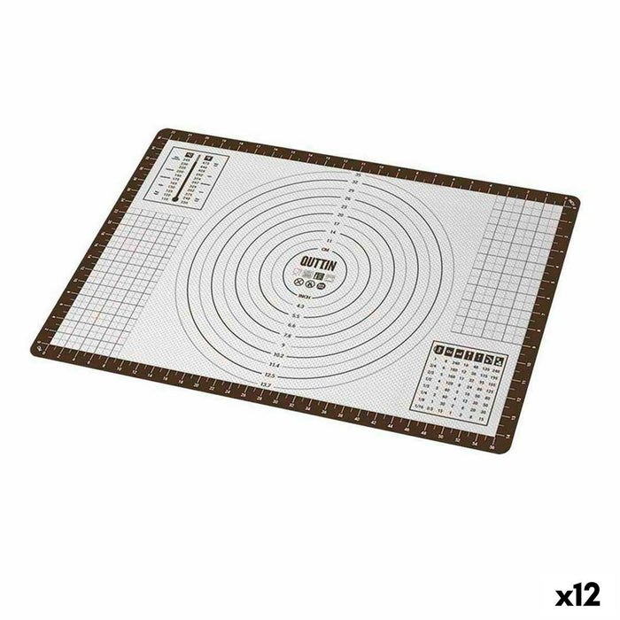 Kneading mat Quttin Silicon 40 x 60 cm (12 Unități)