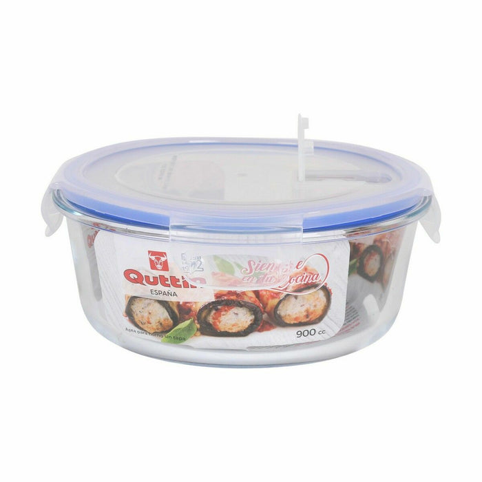 Cutie pentru prânz ermetică Quttin Rotundă 900 ml (6 Unități)