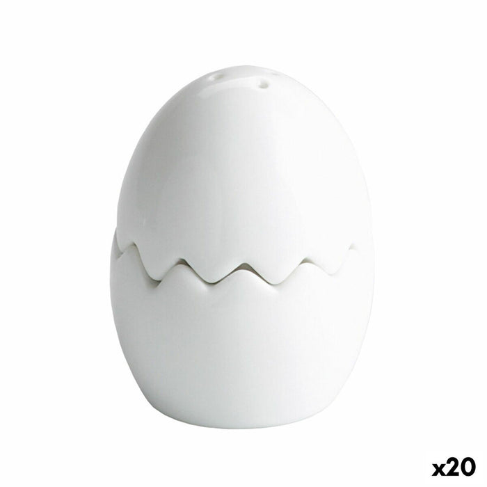 Set Solniță și Piperniță Viejo Valle Ou 5,5 x 5,5 x 7 cm (20 Unități)