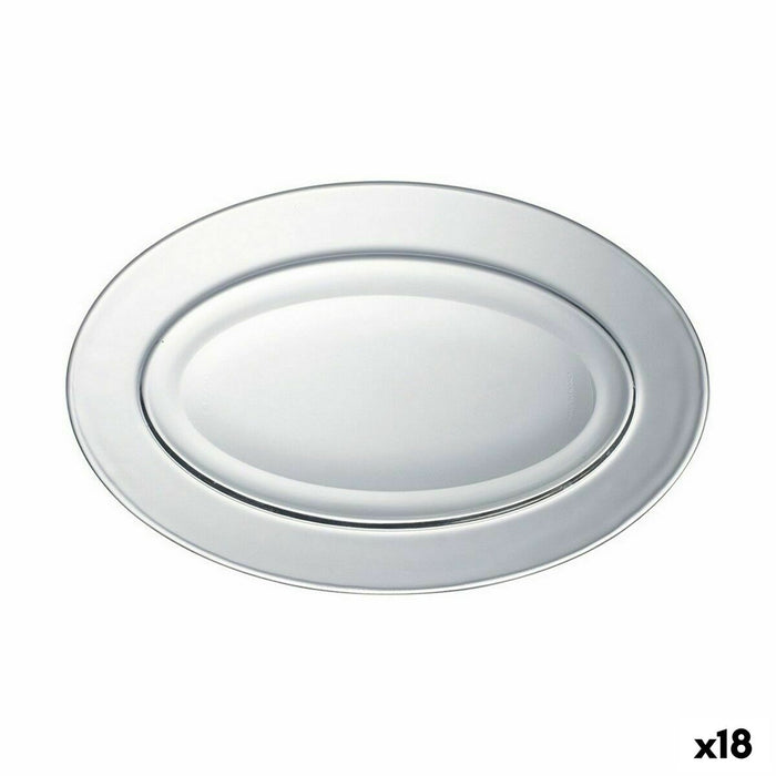 Platou pentru Servire Duralex Lys Oval 31 x 20 x 3 cm (18 Unități)