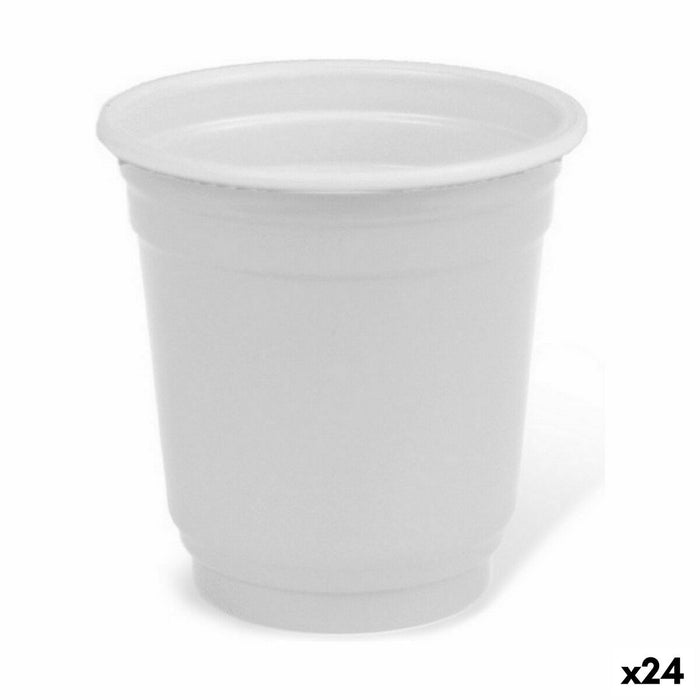 Set de Pahare Shot Algon Reutilizabil Alb Plastic 36 Piese 50 ml (24 Unități)