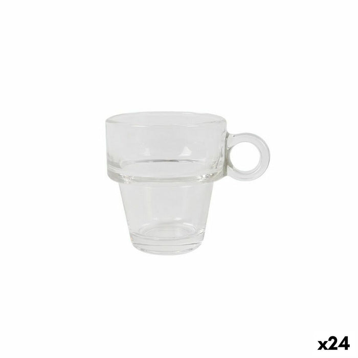 Set de Căni de Cafea La Mediterránea Tower 90 ml 3 Piese (24 Unități)