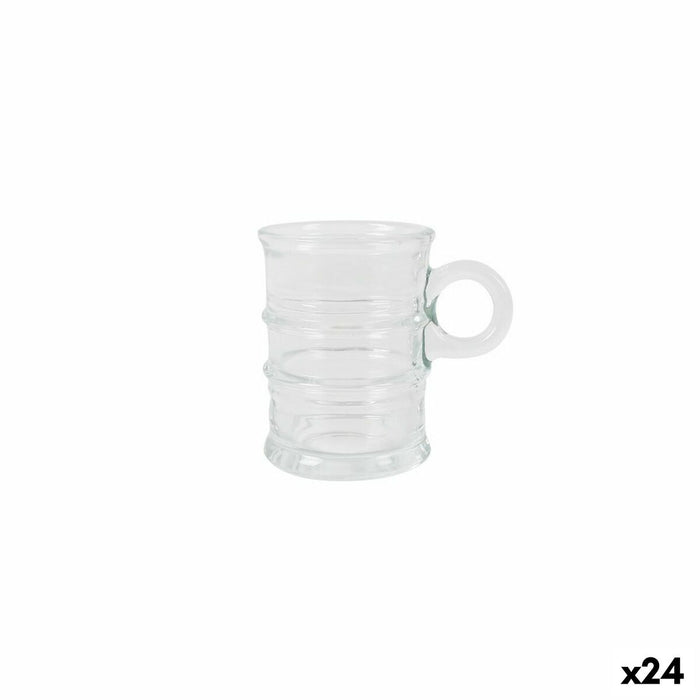 Set de Căni de Cafea La Mediterránea Parker 85 ml 3 Piese (24 Unități)