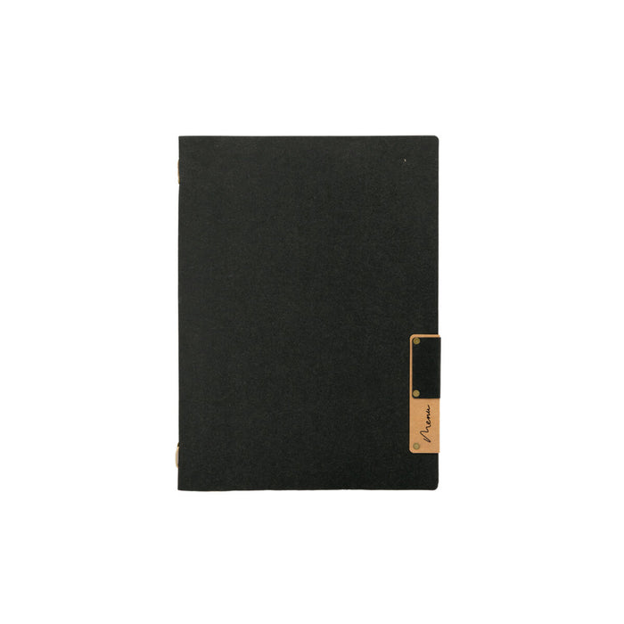Suporturi pentru meniuri Securit Rezistent la apă Negru 34 x 24,5 x 1 cm (10 Unități)