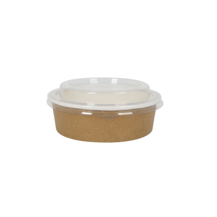 Recipient pentru conservarea alimentelor Algon hârtie kraft 700 ml Cu Capac (12 Unități)