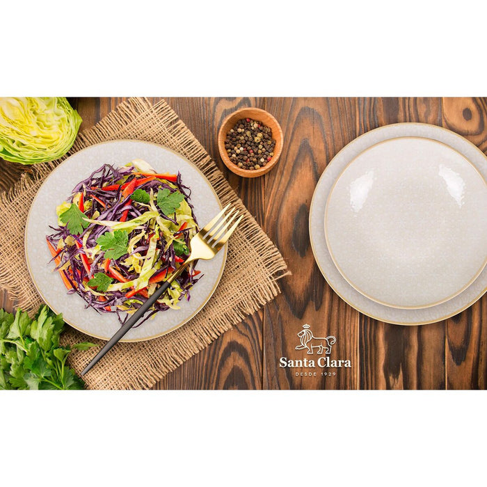 Set de Veselă Santa Clara Moonlight 18 Piese Porțelan (2 Unități)