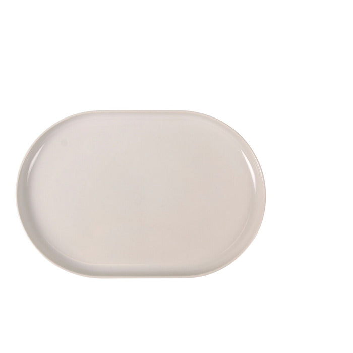 Tavă pentru gustari La Mediterránea Ivory Oval 30 x 20 x 2,5 cm (12 Unități)