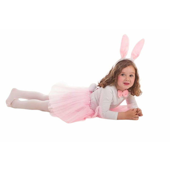 Costum Deghizare pentru Copii Tutu Iepuraș (Femeie) Roz deschis 4 Piese Roz