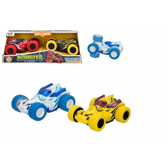 Mașinuță de jucărie cu mecanism de frecare Colorbaby Speed&Go 2 Piese