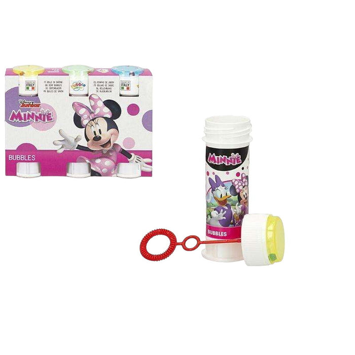 Set de sticluțe de făcut baloane de săpun Minnie Mouse 3 Piese 60 ml