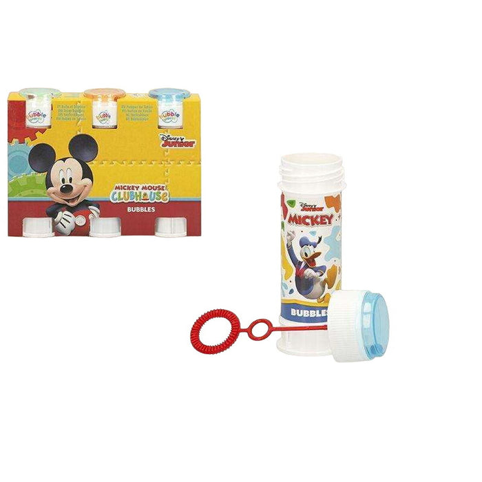 Set de sticluțe de făcut baloane de săpun Mickey Mouse 3 Piese 60 ml