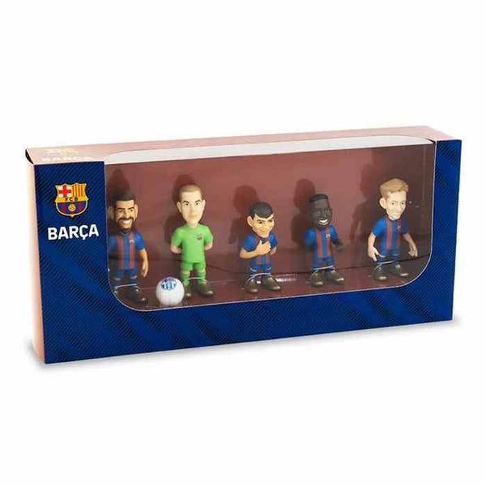Set de figurine Minix FC Barcelona 5 Piese 7 cm