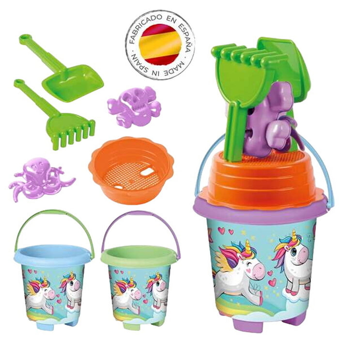 Set de jucării de plajă Juinsa Unicorn 20 x 41 cm