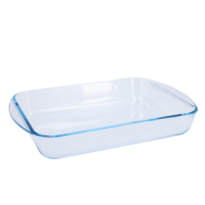 Vas pentru Cuptor Pyrex Classic Vidrio Dreptunghiular Transparent Sticlă 35 x 23 x 6 cm (6 Unități)