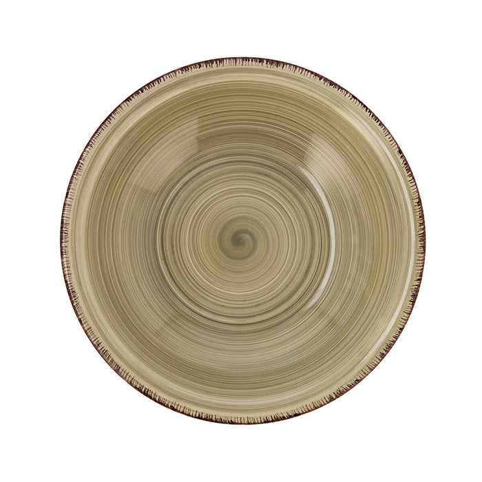 Farfurie Adâncă Quid Natura Vita Ceramică Verde (ø 21,5 cm) (12 Unități)