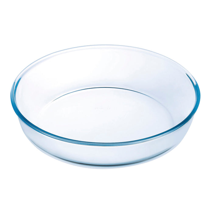 Formă pentru cuptor Ô Cuisine Rotund Transparent 26 x 26 x 6 cm (6 Unități)