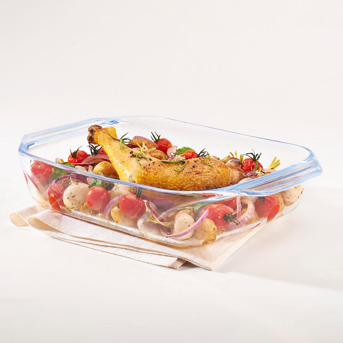 Vas pentru Cuptor Pyrex Irresistible Dreptunghiular 35 x 23,1 x 6,5 cm Transparent Sticlă 6 Unități