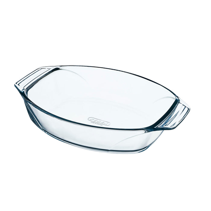 Vas pentru Cuptor Pyrex Irresistible Oval Transparent Sticlă 39,5 x 27,5 x 7 cm (4 Unități)