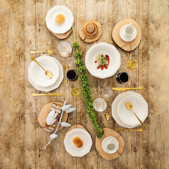 Platou Plat Churchill Artic White Alb Ceramică Čínské nádobí Ø 27 cm (6 Unități)