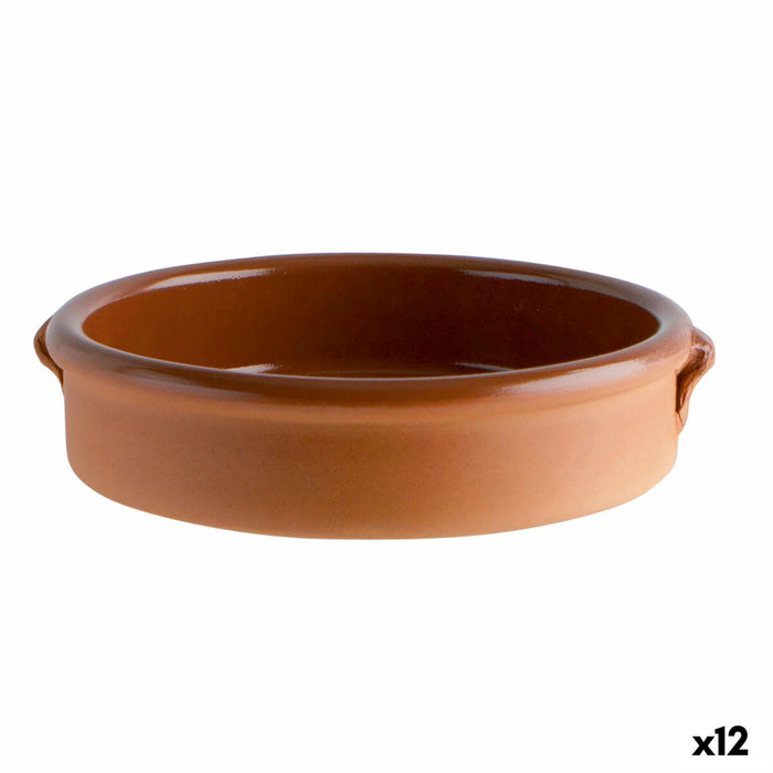 Crăticioară Ceramică Maro (Ø 17 cm) (12 Unități)