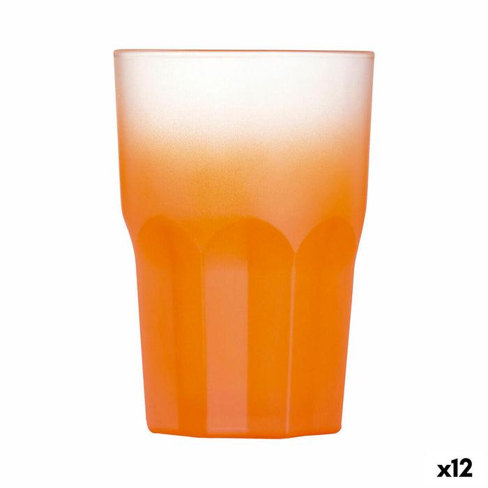 Pahar Luminarc Summer Pop Portocaliu Sticlă 12 Unități 400 ml