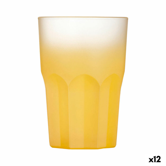 Pahar Luminarc Summer Pop Galben Sticlă 12 Unități 400 ml