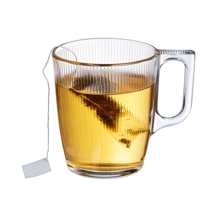 Hrnek Luminarc Stripy Mic Dejun Transparent Sticlă (250 ml) (6 Unități)
