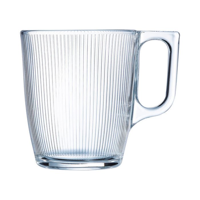 Hrnek Luminarc Stripy Mic Dejun Transparent Sticlă (250 ml) (6 Unități)
