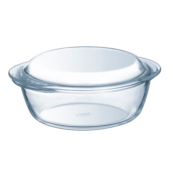 Caserolă Cu Capac Pyrex Essentials Transparent 1,4 L (3 Unități)