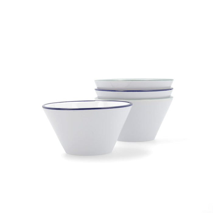 Bol Quid Vita Tribal Mic Dejun Ceramică Alb (500 ml) (12 Unități)