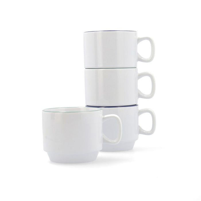 Hrnek Quid Vita Tribal Ceramică Alb (395 ml) (12 Unități)