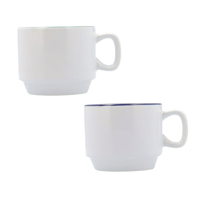 Hrnek Quid Vita Tribal Ceramică Alb (395 ml) (12 Unități)