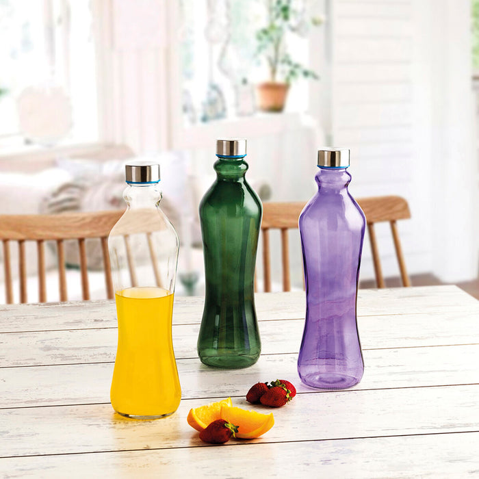 Sticlă (de pus lichide) Quid Habitat Transparent Sticlă (1 L) (6 Unități)