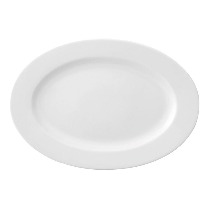 Platou Plat Ariane Prime Oval Alb Ceramică 32 x 25 cm (6 Unități)