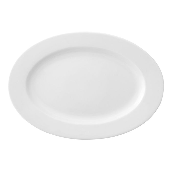Platou Plat Ariane Prime Oval Alb Ceramică 38 x 25 cm (6 Unități)