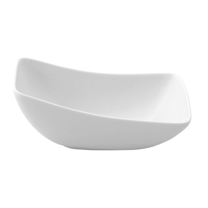 Bol Ariane Vital Pătrat Ceramică Alb (Ø 14 cm) (6 Unități)
