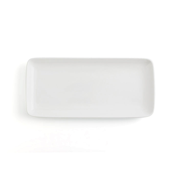 Platou pentru Servire Ariane Vital Coupe Dreptunghiular Ceramică Alb (36 x 16,5 cm) (6 Unități)