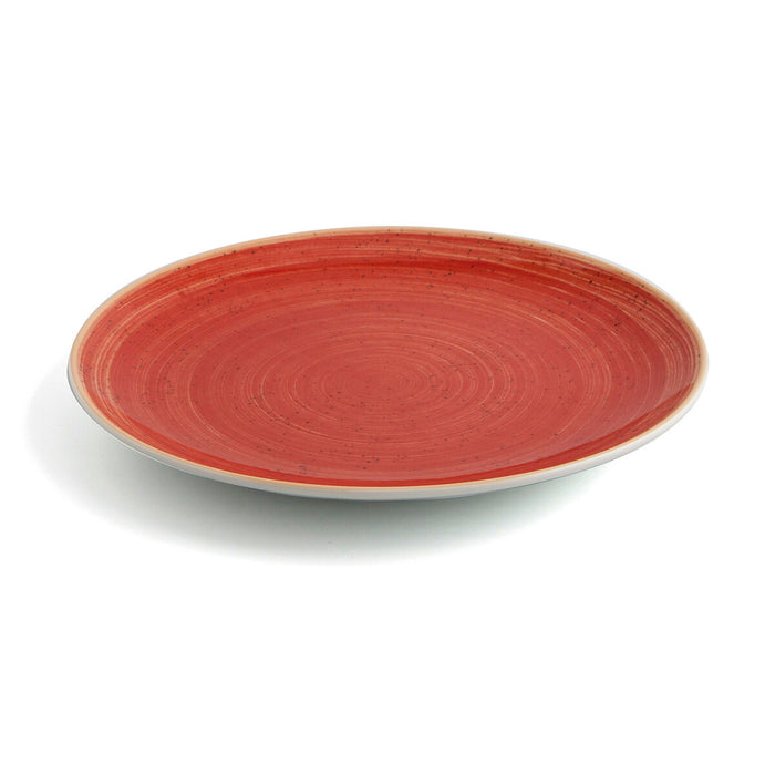 Platou Plat Ariane Terra Roșu Ceramică Ø 31 cm (6 Unități)