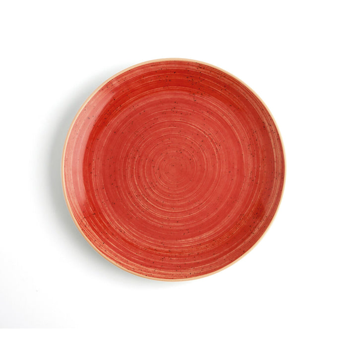 Platou Plat Ariane Terra Roșu Ceramică Ø 27 cm (6 Unități)