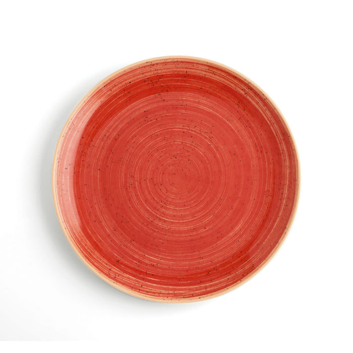 Platou Plat Ariane Terra Roșu Ceramică Ø 29 cm (6 Unități)