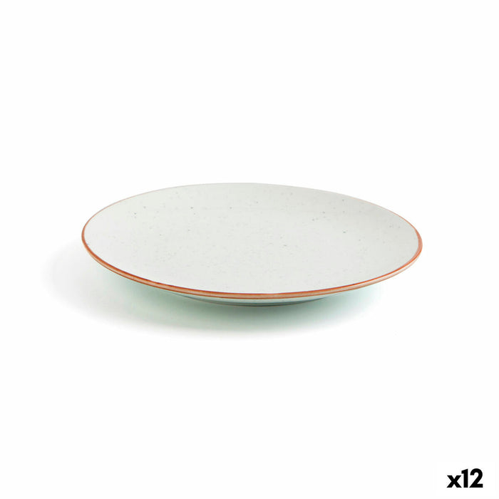 Platou Plat Ariane Terra Bej Ceramică Ø 18 cm (12 Unități)