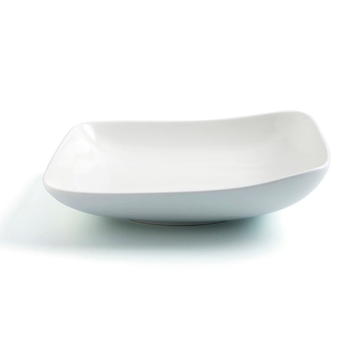 Farfurie Adâncă Ariane Vital Pătrat Ceramică Alb (Ø 21 cm) (6 Unități)