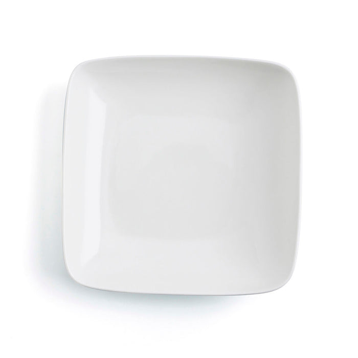 Farfurie Adâncă Ariane Vital Pătrat Ceramică Alb (Ø 21 cm) (6 Unități)