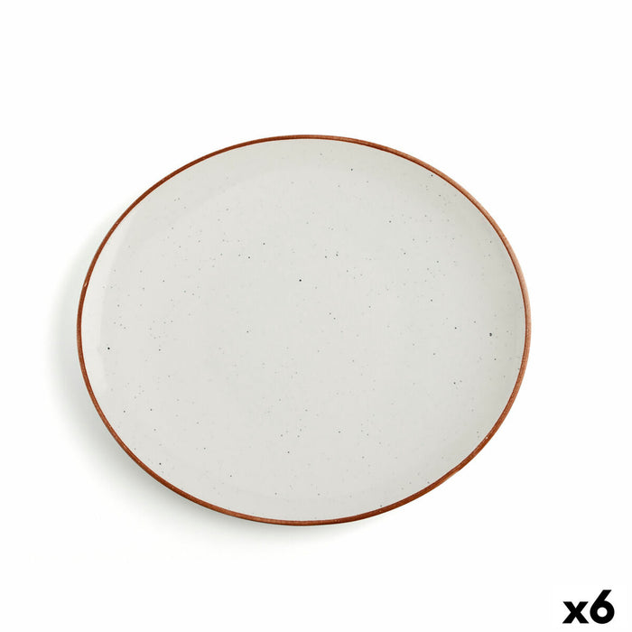 Platou Plat Ariane Terra Bej Ceramică 30 x 27 cm (6 Unități)