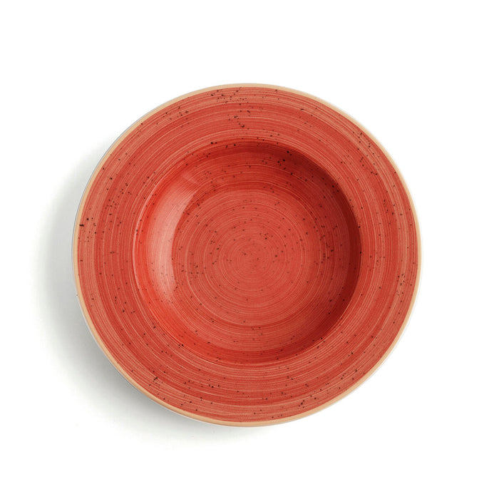 Farfurie Adâncă Ariane Terra Ceramică Roșu (Ø 26 cm) (6 Unități)
