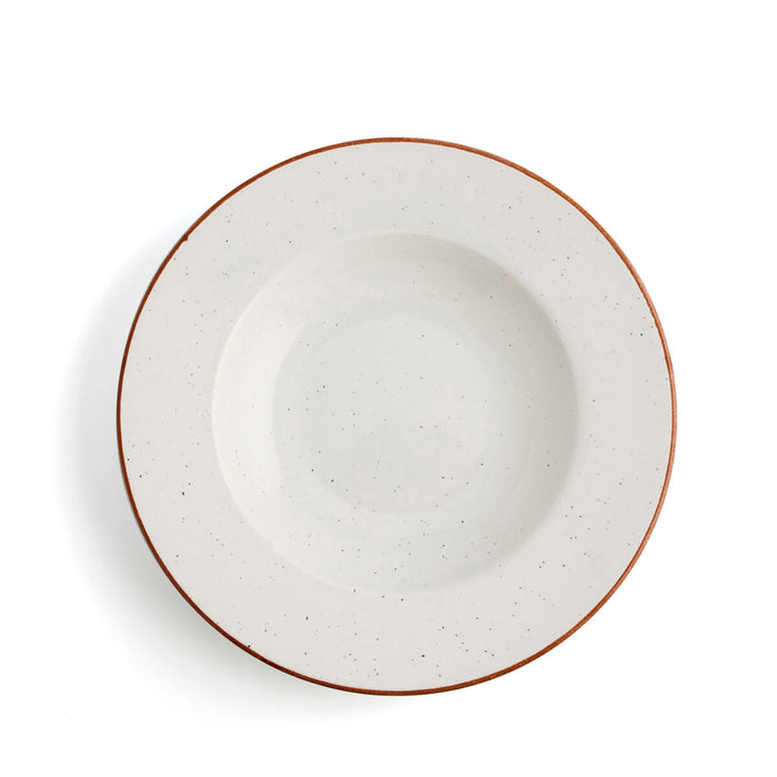 Farfurie Adâncă Ariane Terra Ceramică Bej (Ø 26 cm) (6 Unități)